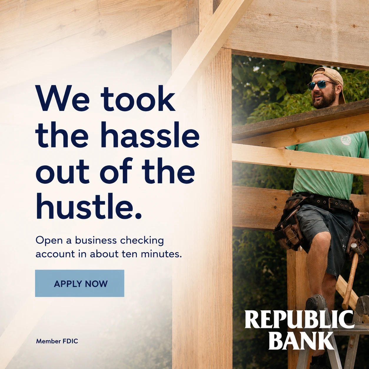 Republic Bank — We took the hassle out of the hustle.