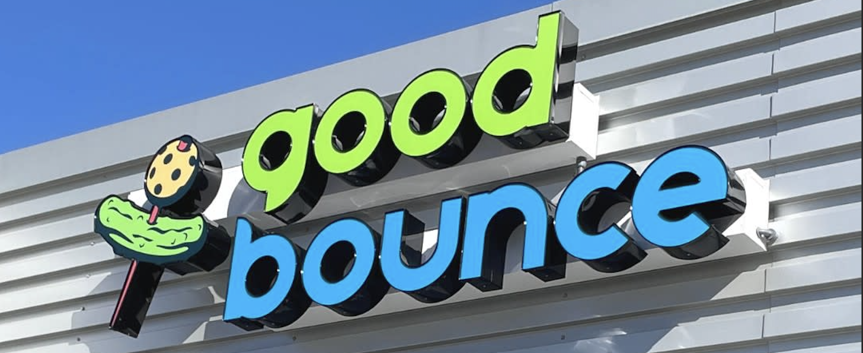 The good bounce Pickleball Yard logo.
