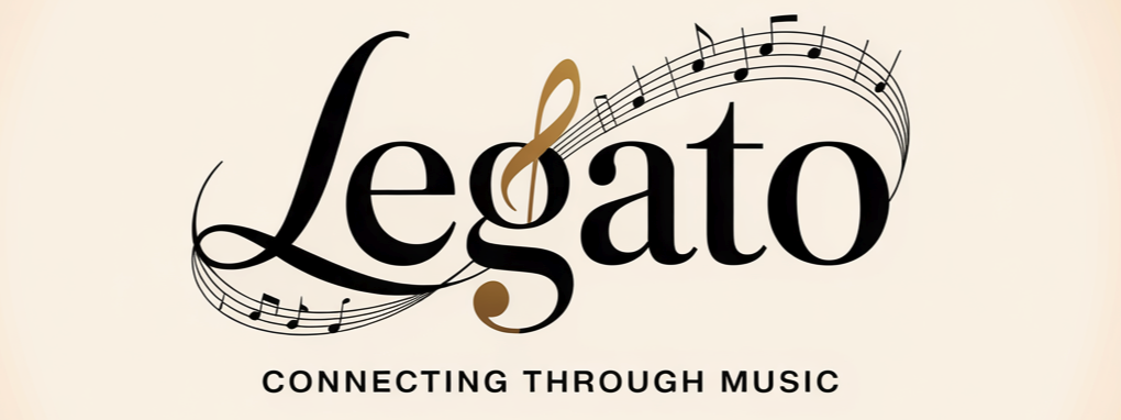 The Legato logo — Connecting Through Music.